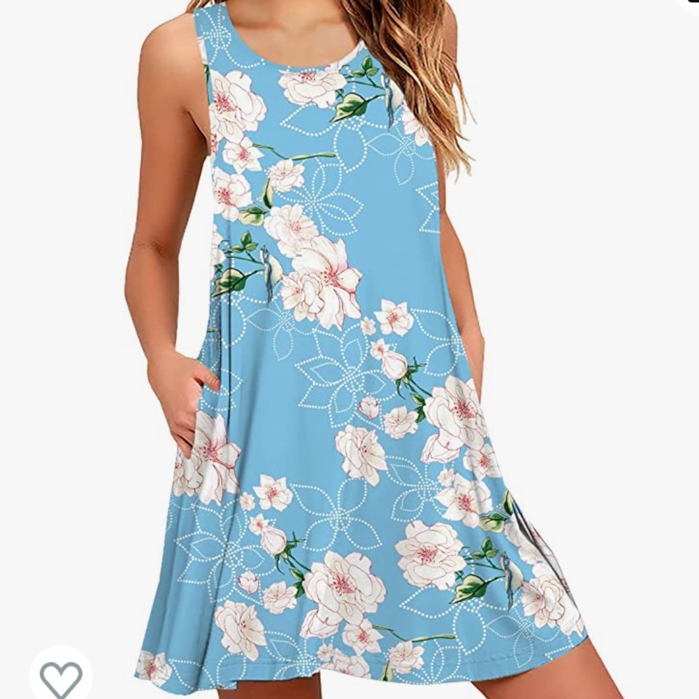 Floral Tank Swing Sundress